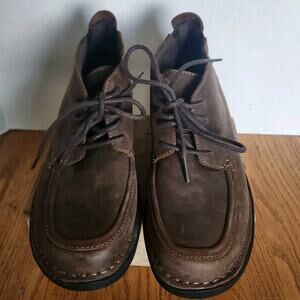 Clarks Bendables Booties Brown Nubuck Leather Women's Size 7M